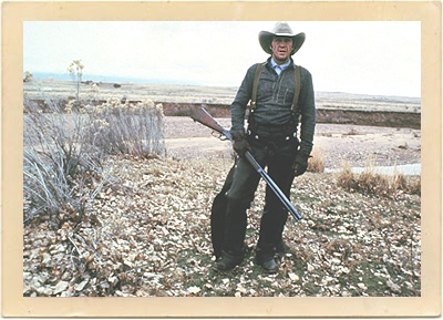 Steve McQueen in the open country outside Tucson, Arizona, during the making of the film, “Tom Horn.”