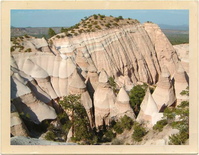 The breathtaking castle-like spires and rock formations at Tent Rocks National Monument, played a huge role in the filming of action scenes in “Young Guns II.”