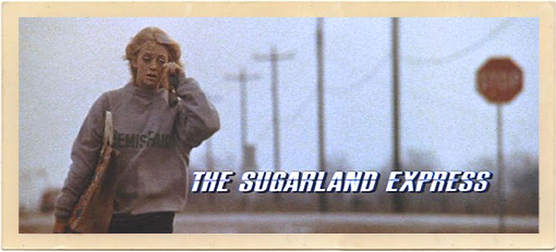 Lou Jean Poplin (Goldie Hawn) walks toward the pre-release facility in Sugar Land, Texas, where her husband is being detained in the opening scenes of “The Sugarland Express.”